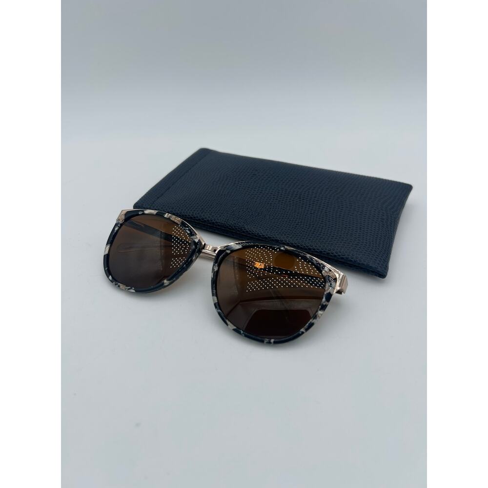 Kay Unger New York K629 TOR Sunglasses Tortoise Round Frame Brown 56□17 140